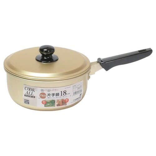 片手鍋 18cm ガス火専用 アルミ鍋×2