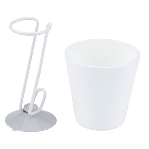 うがいコップ Wコート コップスタンド 吸盤付き