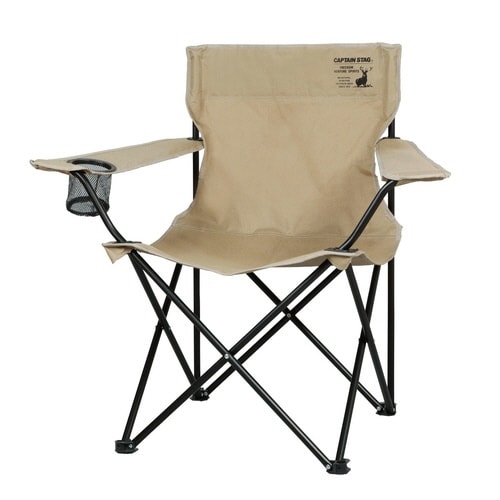 アウトドアチェア 折りたたみ カーキ