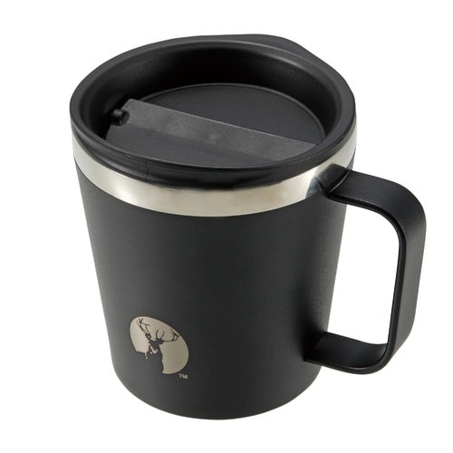 マグカップ 450ml ブラック×2