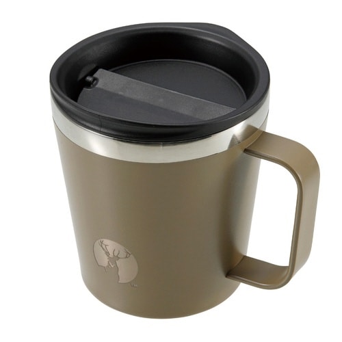 マグカップ 450ml カーキ×2