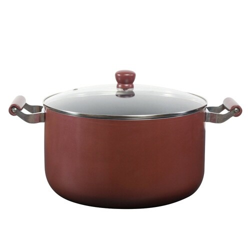 両手鍋 32cm 深型 IH対応 ガラス蓋付き