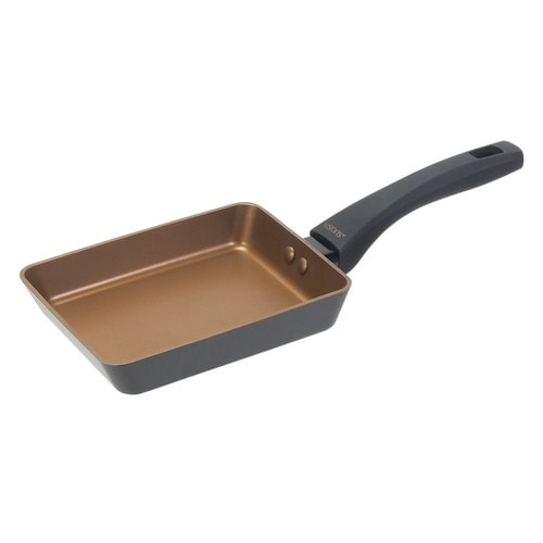 玉子焼き器 13cm×18cm ブラック×2