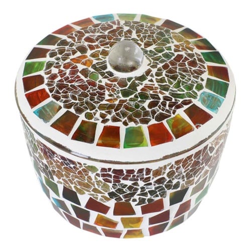 小物入れ 洗面所 モザイク カラフル×2