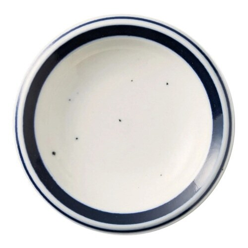 プレート 9cm S ラインブルー