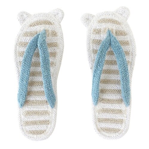 スリッパ コットンサンダル アニマル シロクマ