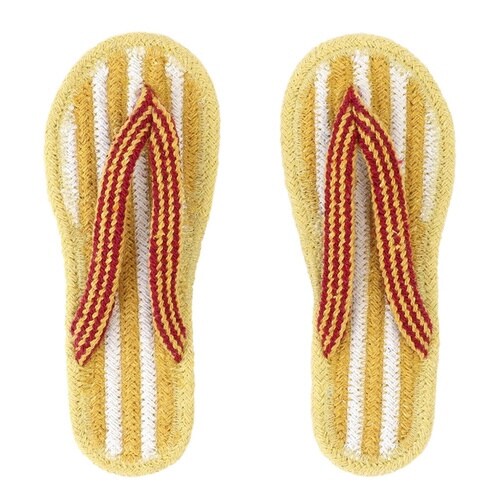 スリッパ コットンサンダル レモンスカッシュ