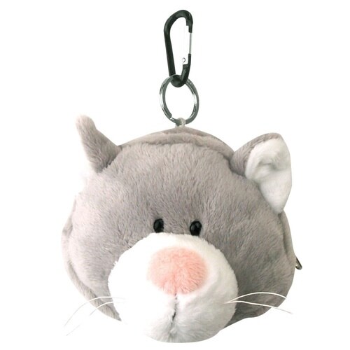 フィギュアミニポーチ NICI グレーキャット