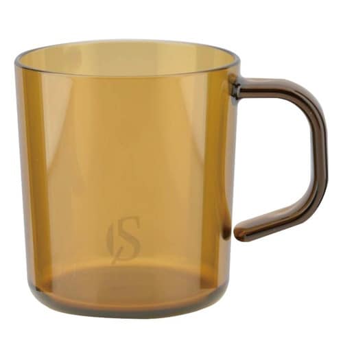 マグカップ 260ml ブラウン×2