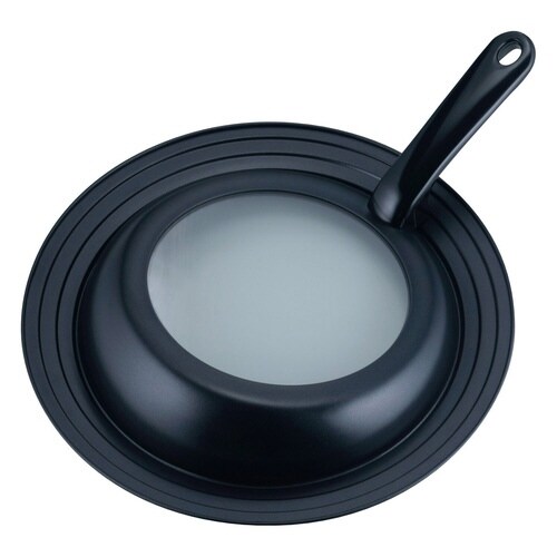 フライパン蓋 24から28cm 窓付き 持ち手付き