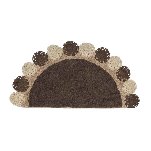 玄関マット 40×80cm 室内 ダークブラウン