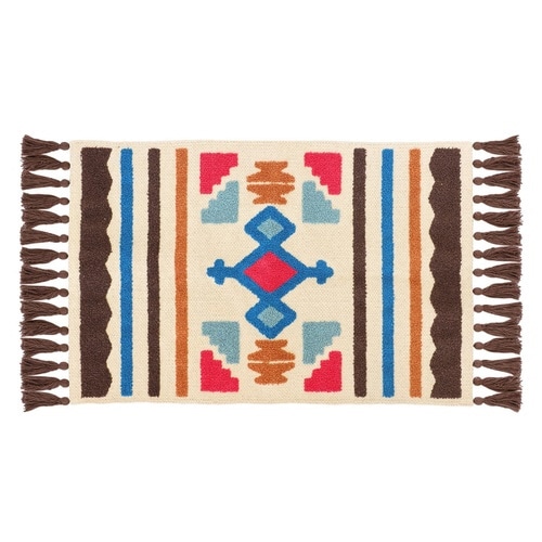 玄関マット 45×75cm 室内 ボーホータッチ