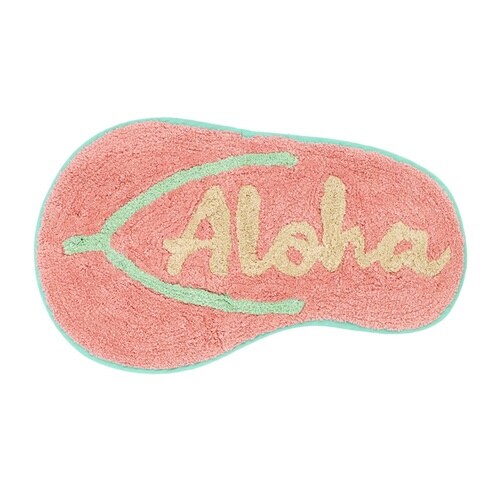 玄関マット 29×53cm 室内 サンダル ピンク