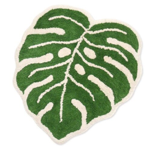 玄関マット 49×53cm 室内 グリーン