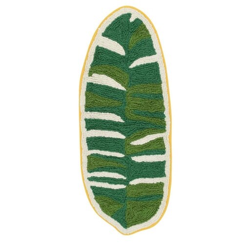 玄関マット 30×75cm 室内 バナナリーフ