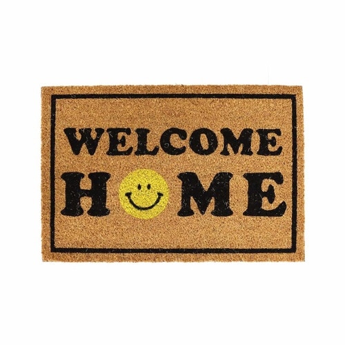 玄関マット コイヤーマット ホームスマイル×2