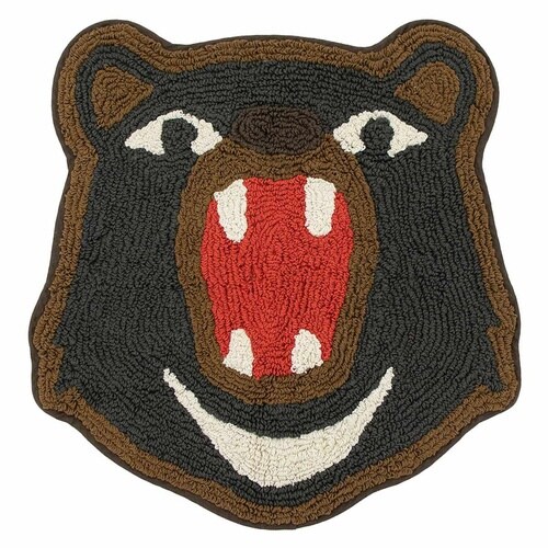 玄関マット 45×51cm 室内 ツキノワグマ