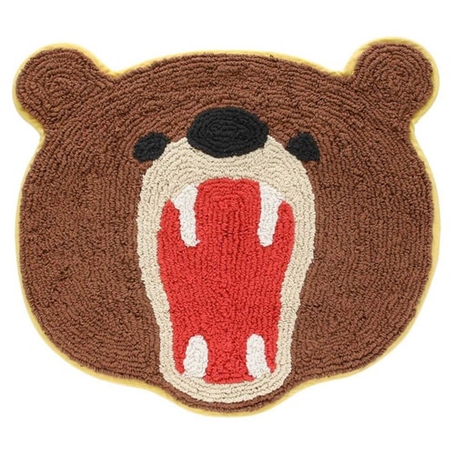 玄関マット 45×51cm 室内 動物 クマ