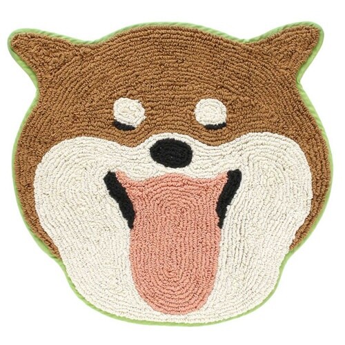 玄関マット 45×51cm 室内 動物 柴犬