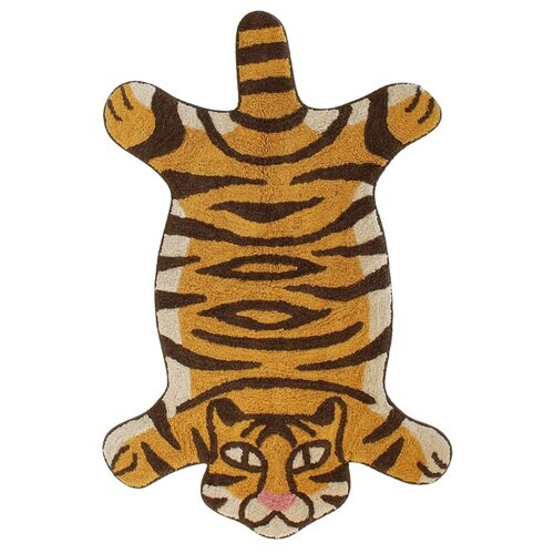 玄関マット 83×125cm 室内 トラ