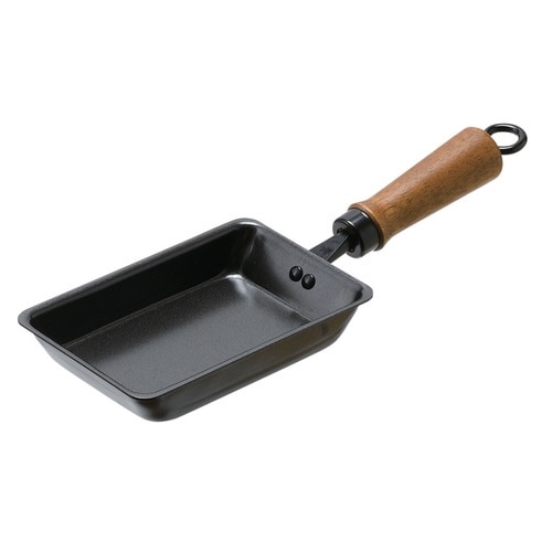 玉子焼き器 9.5×15cm 鉄製 ガス火専用×2
