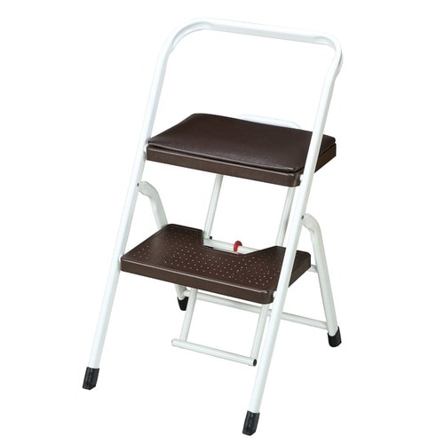 踏み台 コンパクト 2段 手すり 折りたたみ