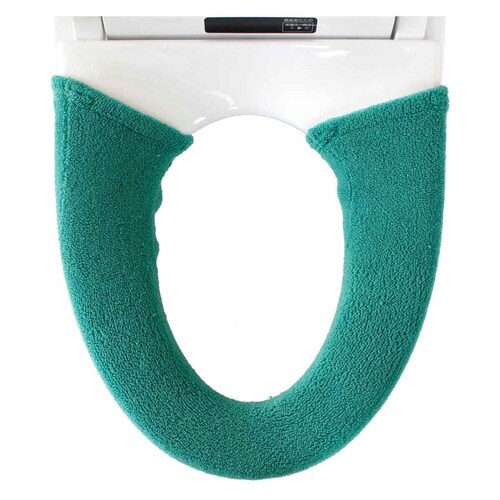 便座カバー 洗浄暖房型 グリーン×2