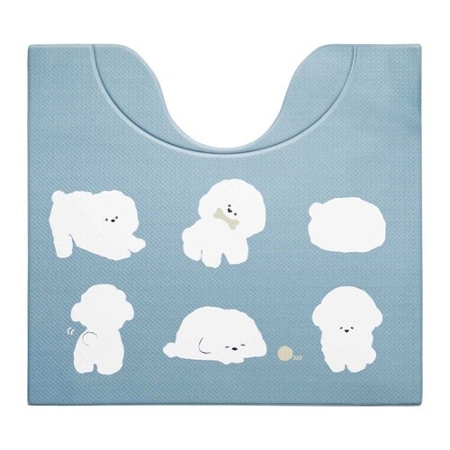 トイレマット 拭ける ビションフリーゼ