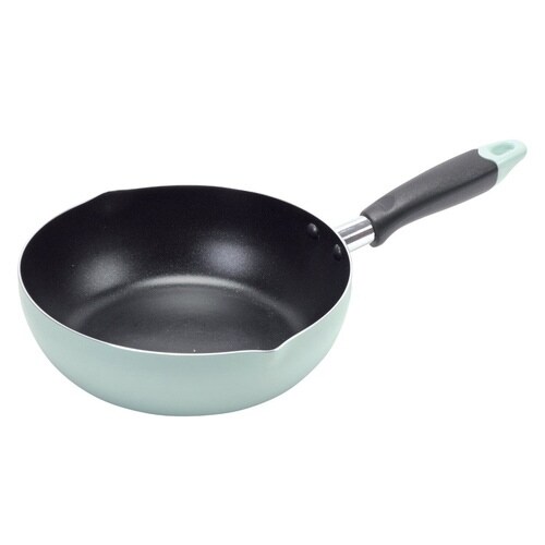 フライパン 22cm IH対応 グリーン
