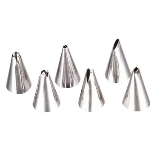 クリーム絞り 口金 ラフィネ ステンレス 6個入り