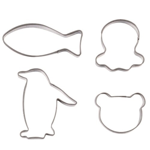 クッキー型 ラフィネ ステンレス 4個入り