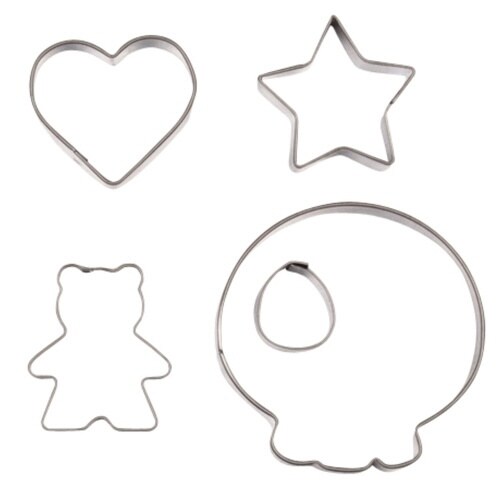 クッキー型 ラフィネ ステンレス 4個入り