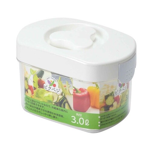漬物容器 3L ピクベジ 角型漬物器