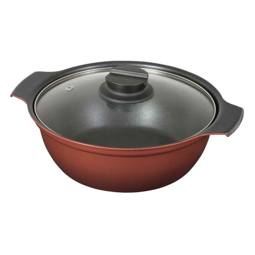 卓上鍋 20cm IH対応 ガラス蓋付き 旨味×2