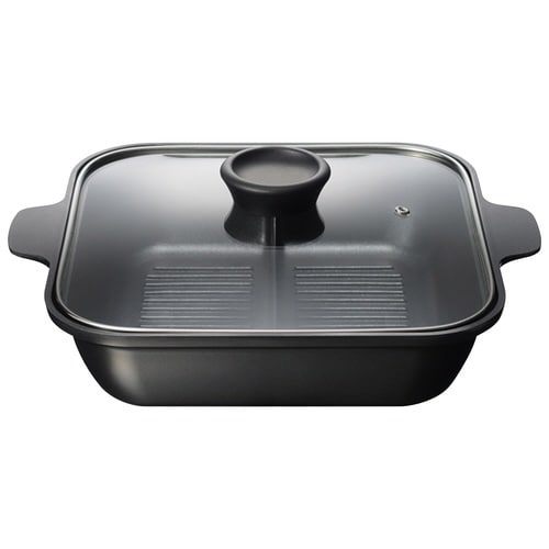 卓上鍋 24cm 角型 仕切り付き スキップタイム