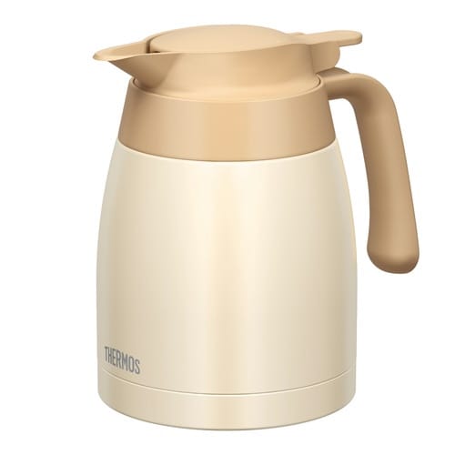 サーモス ポット 1L 保温 クリームホワイト