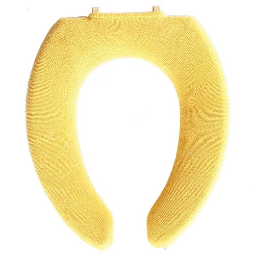 便座カバー やわらか便座カバー シーズ イエロー