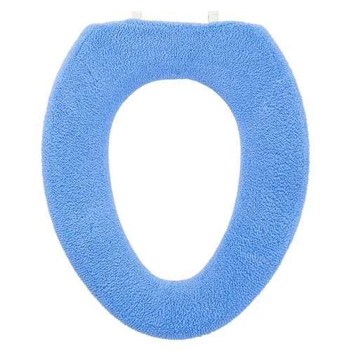 便座カバー やわらか便座カバー シーズ ブルー×2