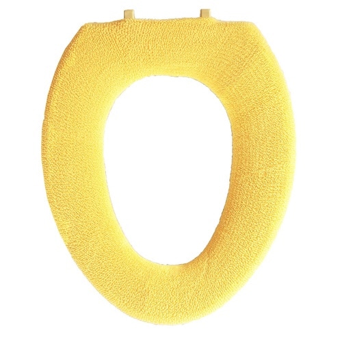 便座カバーやわらか便座カバーシーズイエロー×2