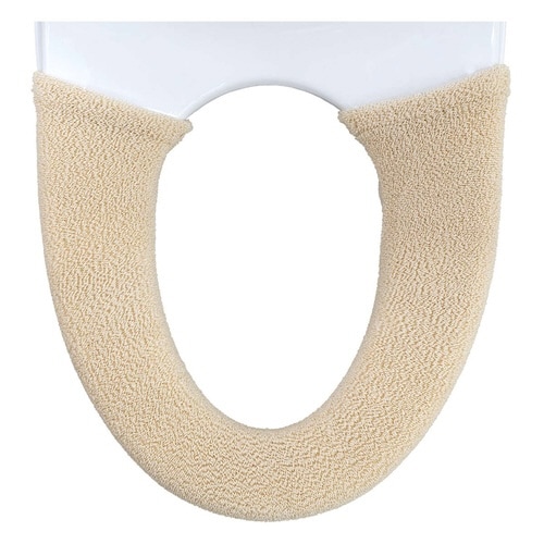 便座カバーやわらか便座カバーシーズベージュ×2