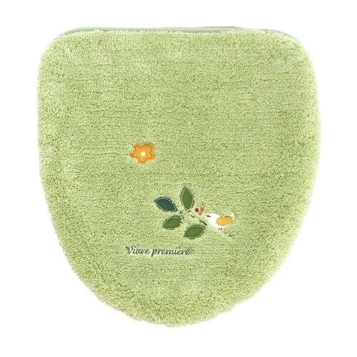 トイレ蓋カバー普通型洗浄暖房型兼用グリーン×2