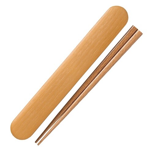 箸箱セット 木目調 ナチュラル