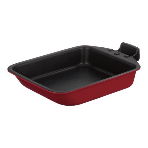 卵焼き器 玉子焼き器 IH対応 取っ手 レッド