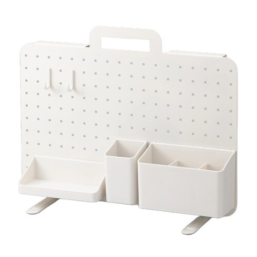 ペグボード 幅45×高さ30cm ホワイト