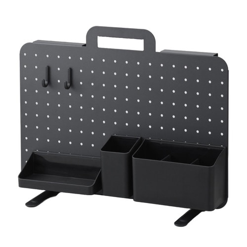 ペグボード 幅45×高さ30cm ブラック