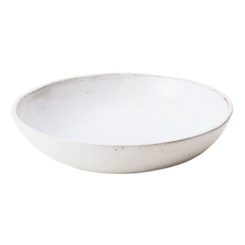 プレート 22cm パスタ&カレー皿 ホワイト×2