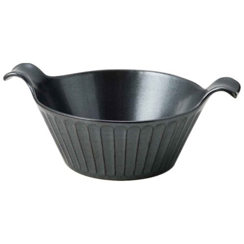 グラタン皿 ラウンド 19cm ブラック