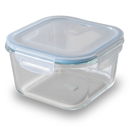保存容器 950ml 耐熱ガラスパック 角 深×2