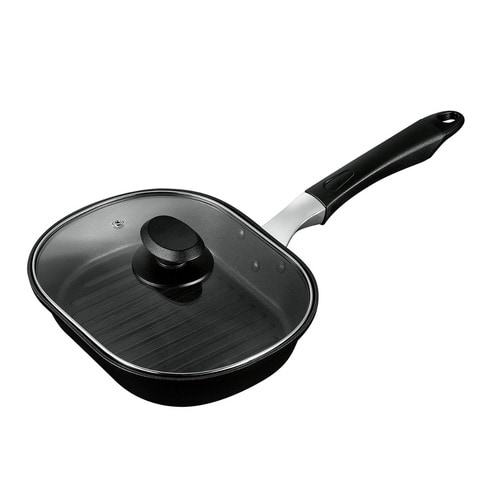 魚焼き器 IH対応 グリルファン ガラス蓋付き