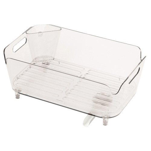 水切りラック アクリア クリア×2